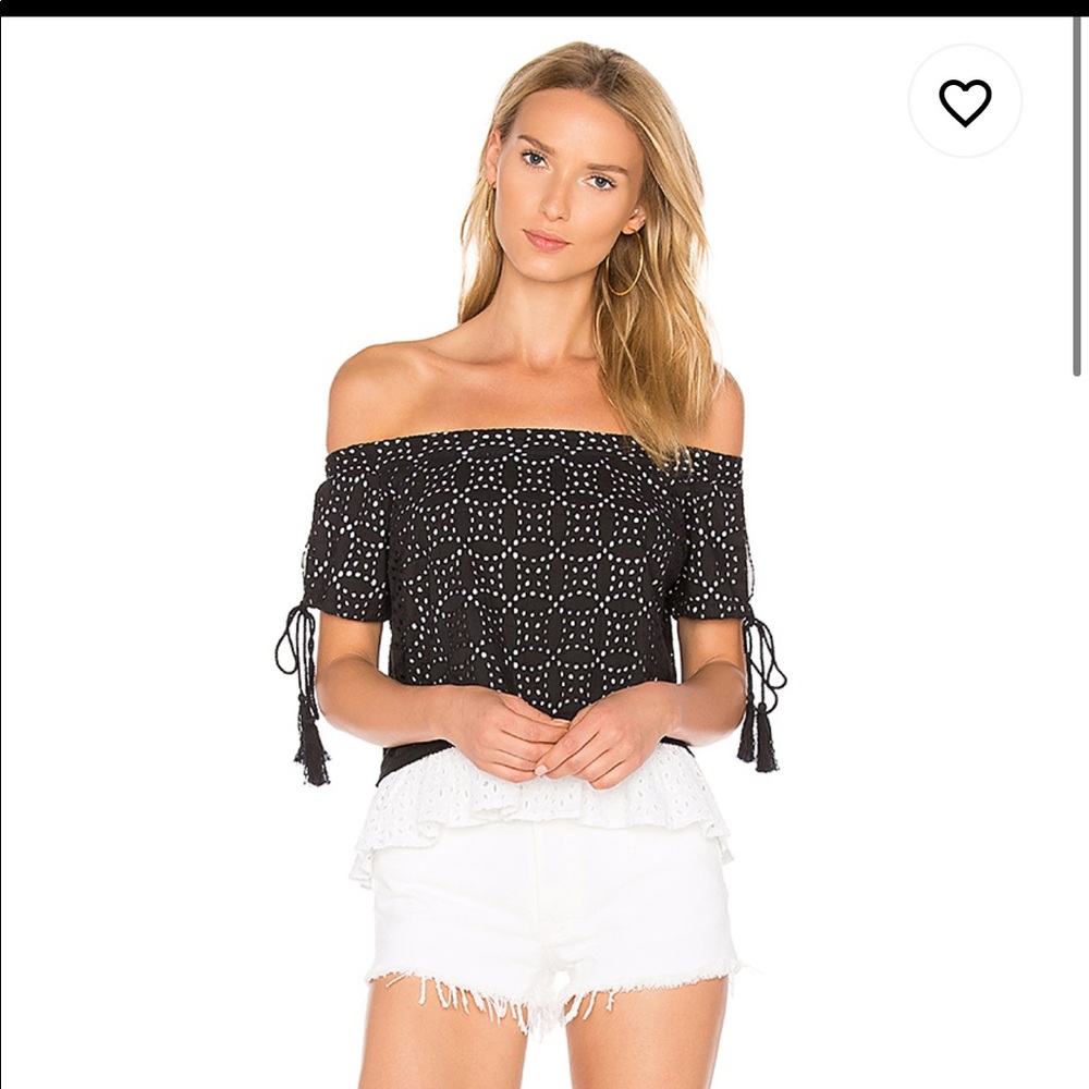 Revolve- Miramar Eyelet Off the Shoulder